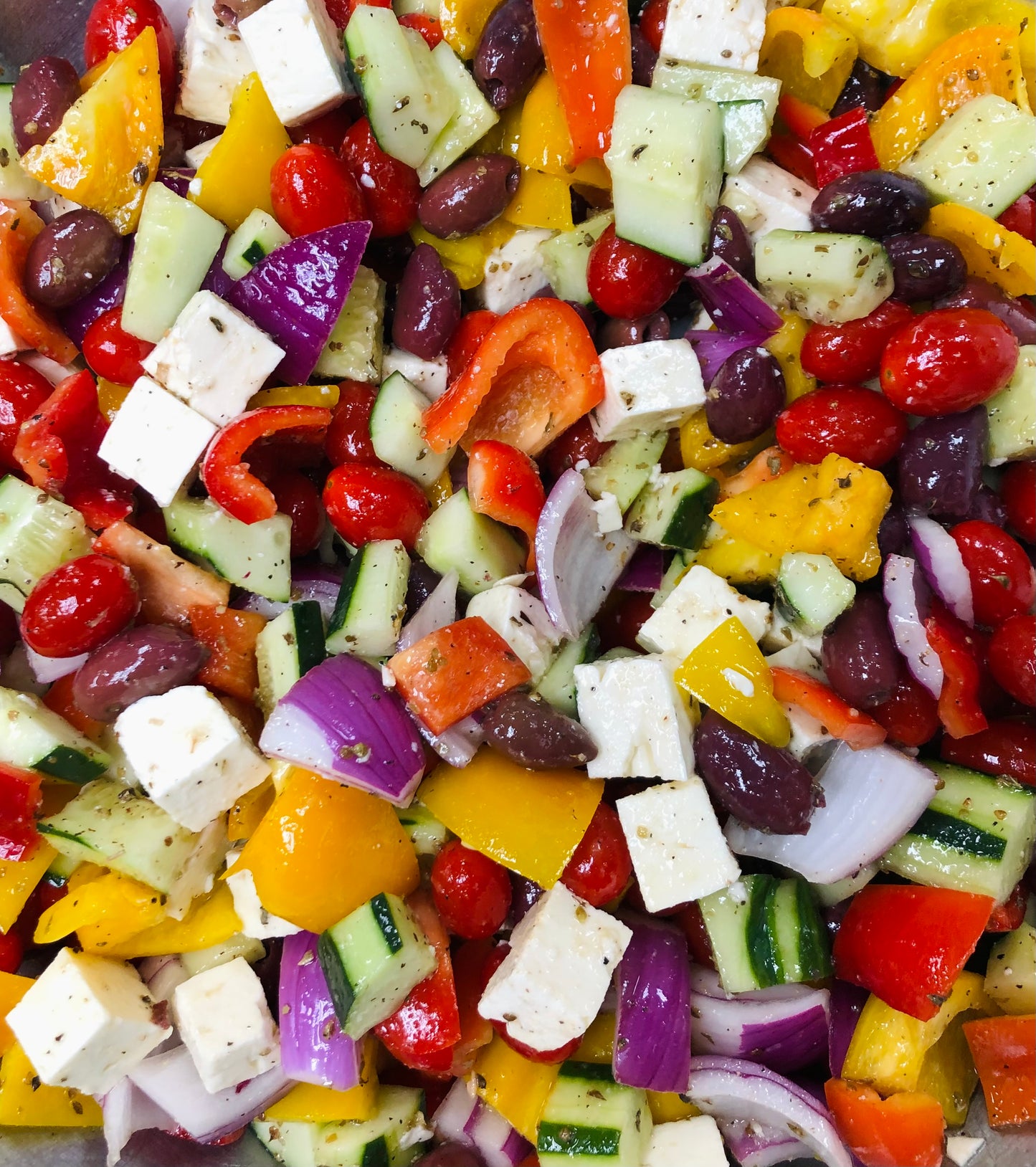 GREEK CHOPPED SALAD (NO LETTUCE)- QUART